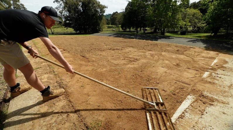 Lawn RENOVATION From START TO FINISH //  SCALP, DETHATCH, CORE and TOPDRESS