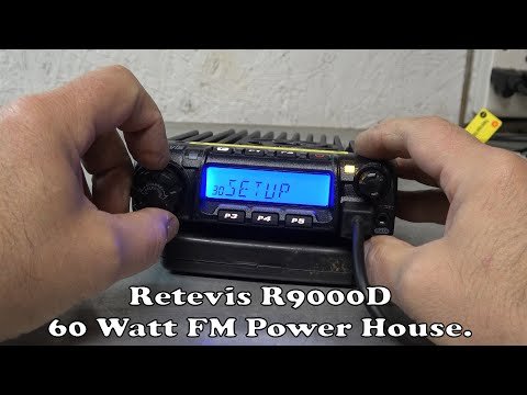 Retevis RT9000B 60 Watt Radio. This Powerful Radio From Retevis is Packed Full Of Features.