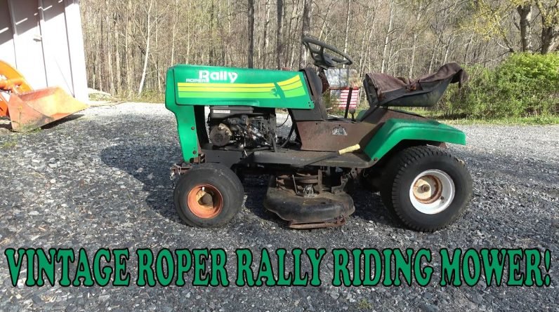 Check Out This Vintage Roper Rally Riding Mower!
