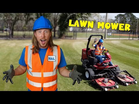 Lawn mower for kids | Cut the Grass with Handyman Hal