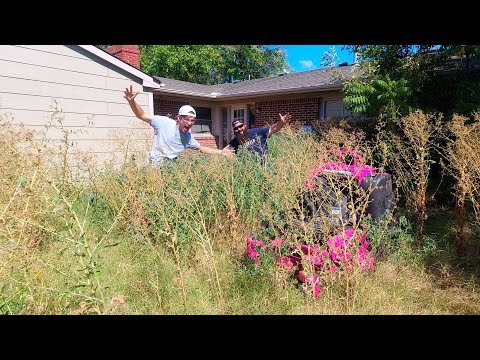 Somebody BROKE IN AND TRASHED this home – NOBODY would mow this lawn so we did it for FREE