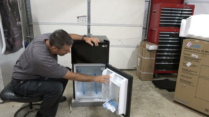 Newair 3.1 cu/ft Mini Fridge Freezer Combo For My Wife. So much betten than the stock "dorm-fridge".