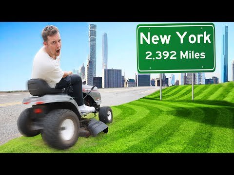 I Rode A Lawn Mower To New York City!