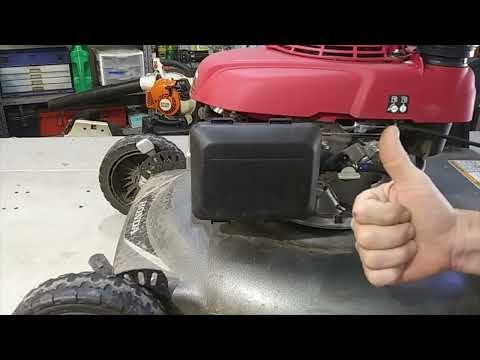 Honda Push Mower HRS216 GCV160 Engine Overrevving | Adjust the Governor