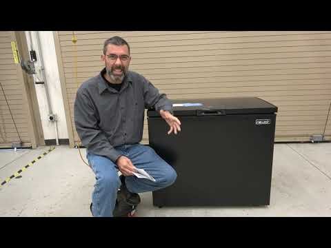 The  NewAir Chest Freezer (NFT070MB00) Perfect size to store all of your Hunting season's meat.