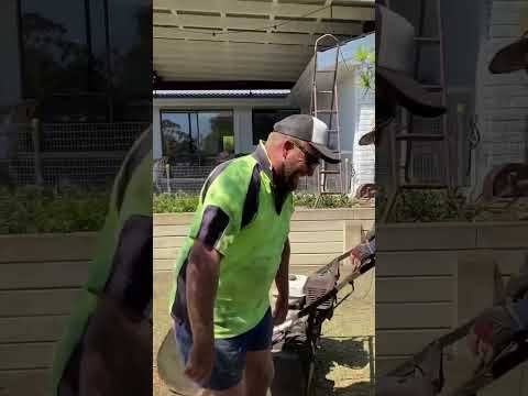 Lawn mower FAIL | funny lawn mowers for kids | min min playtime #shorts #lawnmower #funny