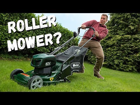 A Roller Mower that Mulches? Interesting results with the WEBB Self Propelled Lawn Mower.