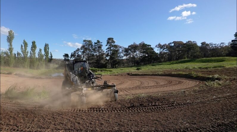 Backyard Golf Green Construction // Levelling the Subgrade
