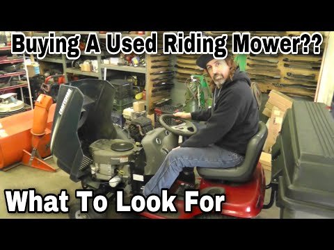 What To Look For When Buying A Used Lawn Tractor with Taryl