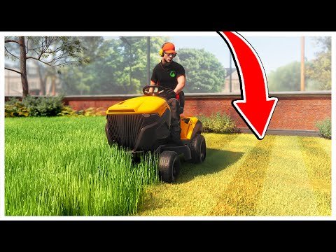 Lawn Mowing Simulator is the MOST Satisfying Game Ever