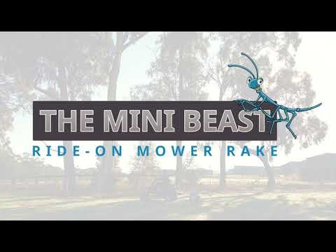 The Mini Beast By Dissy Machinery – Ride-on Mower Landscape Stick Rake