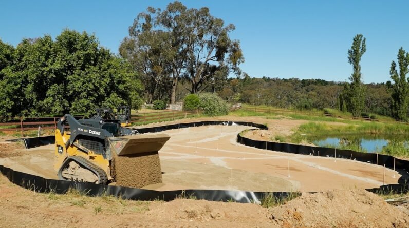Moving 100 Tonnes of Gravel on My Backyard Golf Green