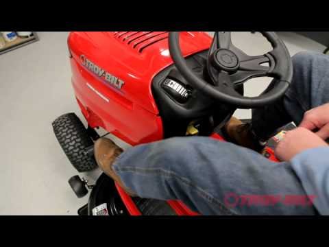 Troy-Bilt riding lawn mower | How to use your riding lawn tractor
