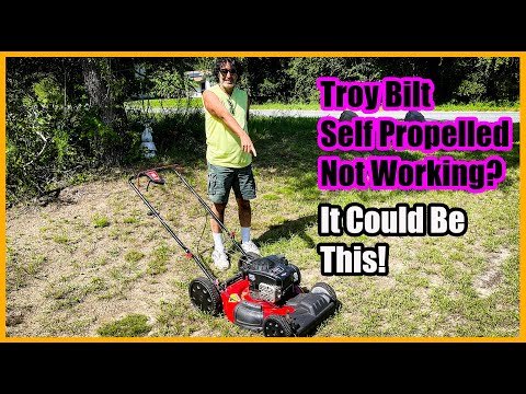 Troy-Bilt Self Propelled Lawn Mower Problems and Belt Change [Won’t Propel]
