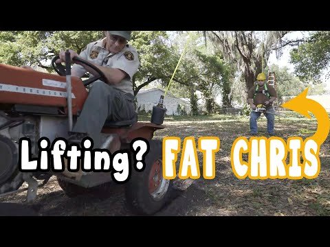 Massey Ferguson Model 12 Lawn Tractor – Can it lift Fat Chris?