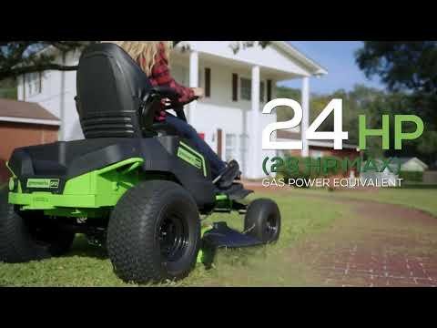80V 42″ Crossover T Tractor Riding Lawn Mower – Model 7412002CO