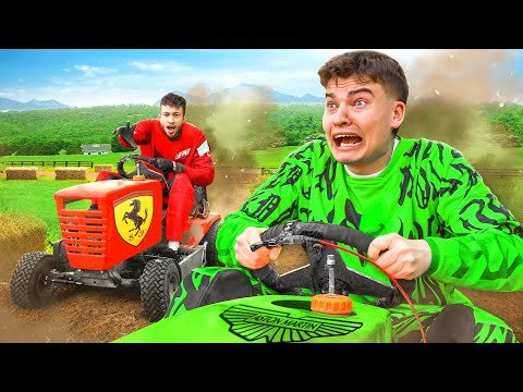 BRITISH GRAND PRIX WITH LAWN MOWERS
