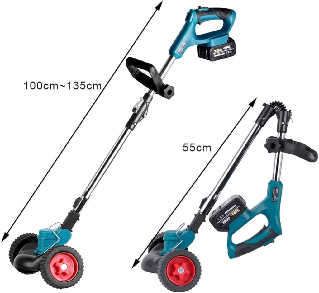 Electric Cordless Garden Mower 1500W 12000PRM Electric Lawn Mower Cordless Grass Trimmer Length Adjustable Foldable Cutter Garden Tools for 18V Battery Lawn Mower Tool Electric Cordless Garden Mower 1500W 12000PRM Electric Lawn Mower Cordless Grass Trimmer Length Adjustable Foldable Cutter Garden Tools for 18V Battery Lawn Mower Tool