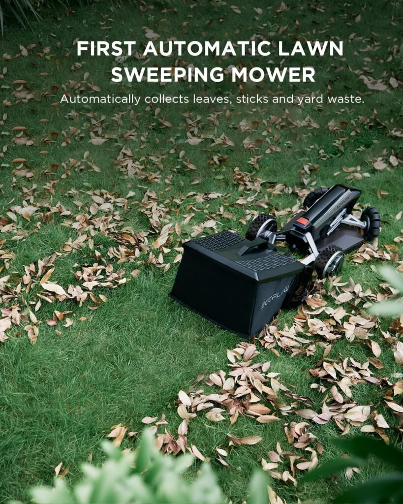 EF ECOFLOW Blade Robotic Lawn Mower with Sweeping Kit Wire-Free Boundaries, Auto-Route Planning with GPS, RTK Smart Obstacle Avoidance, Water-Resistant Anti-Theft Auto Lock for Yards up to 0.7 Acres EF ECOFLOW Blade Robotic Lawn Mower with Sweeping Kit Wire-Free Boundaries, Auto-Route Planning with GPS, RTK Smart Obstacle Avoidance, Water-Resistant Anti-Theft Auto Lock for Yards up to 0.7 Acres