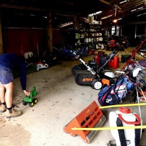 Satisfying Shed Clean Up