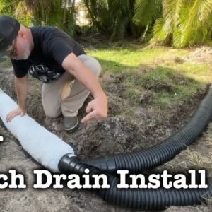 💦 How To Fix Drainage Problems In Your Yard - FRENCH DRAIN Installation - How To
