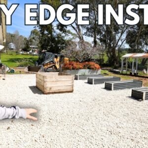 DIY Garden Edge and Veggie Patch Install