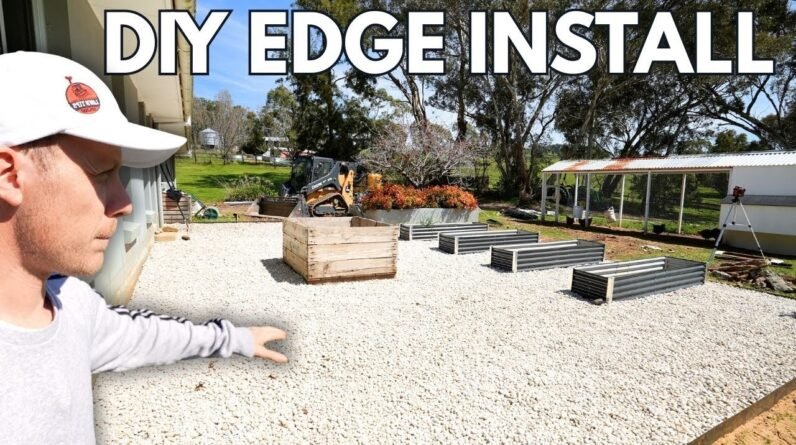 DIY Garden Edge and Veggie Patch Install